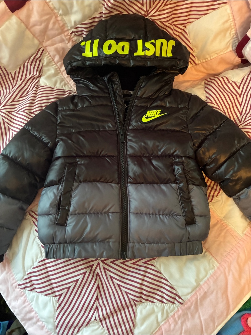 Nike Kids Black Puffer Jacket 2T NWOT